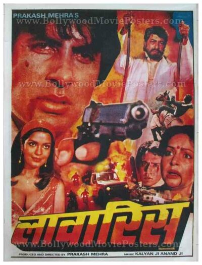 Laawaris Amitabh Bachchan Bollywood movie posters for sale