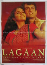 Lagaan movie poster Aamir Khan Gracy Singh