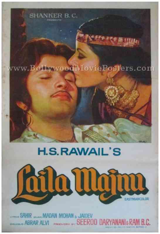 Laila Majnu 1976 buy old indian bollywood posters for sale online