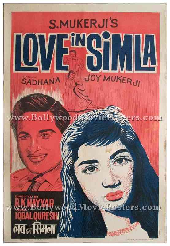 Love In Simla Joy Mukherjee Sadhana 1960 old vintage Bollywood posters in Delhi