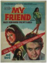 My Friend 1974 vintage bollywood hindi movie indian film posters for sale