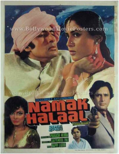 Namak Halaal old Amitabh movies posters