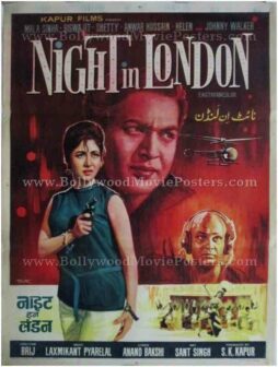 Old vintage Bollywood posters for sale UK Night in London