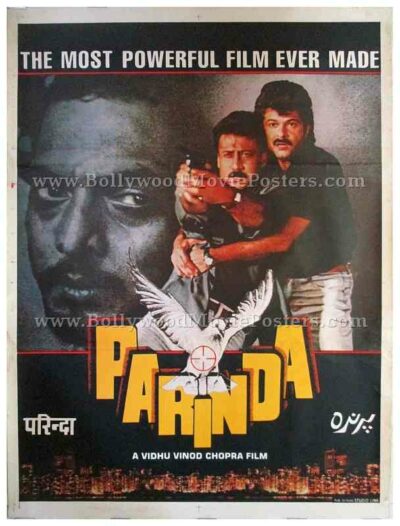 Parinda movie posters 1989 old Bollywood film for sale buy online in Mumbai, Delhi, UK, US
