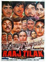 Raaj Tilak Dharmendra 1984 old vintage Hindi Bollywood movie posters for sale