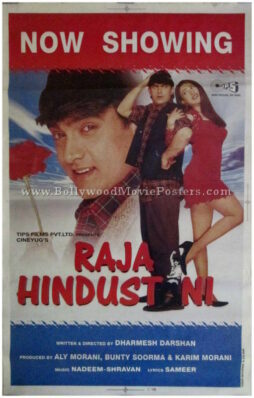 Raja Hindustani 1996 Aamir Khan movie poster