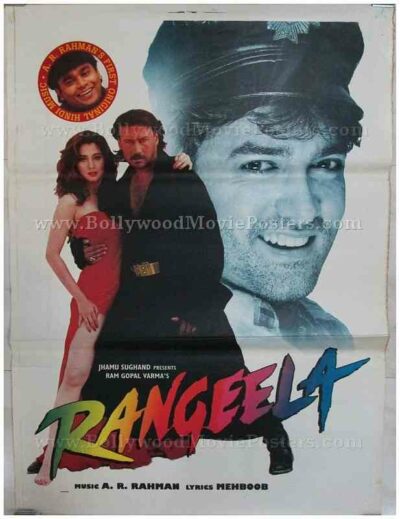 Rangeela Aamir Khan Urmila Matondkar classic bollywood movie posters for sale