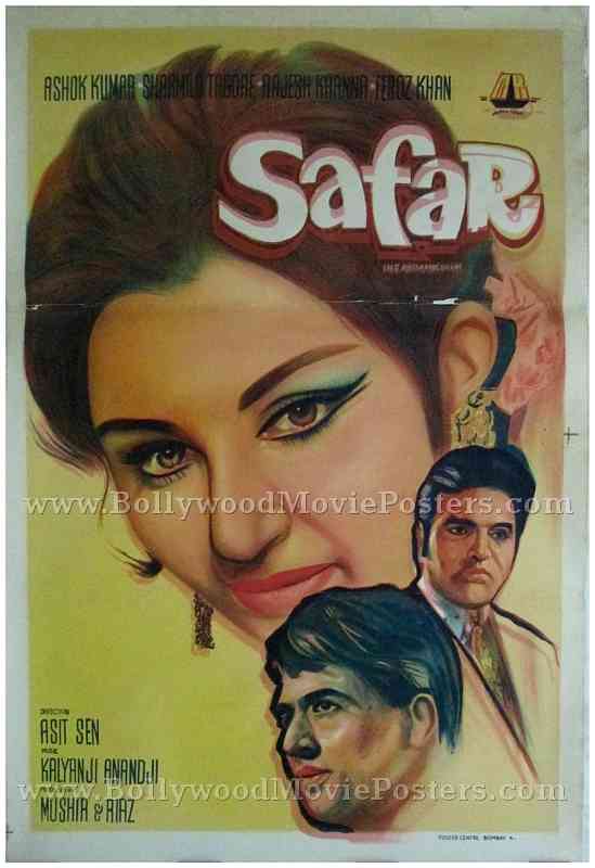 Safar 1970 buy old rajesh khanna bollywood posters for sale online