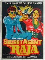 Secret Agent Raja 1991 Chiranjeevi Vijayashanti movie posters for sale