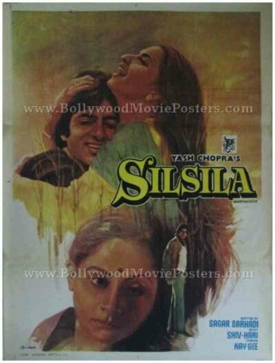 Silsila old Amitabh Bachchan movies posters Bollywood