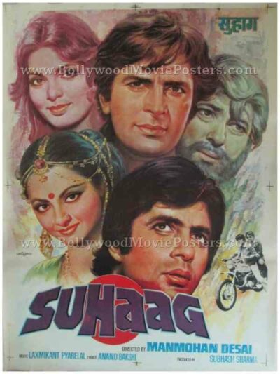 Suhaag 1979 buy Amitabh Bachchan old movies posters for sale