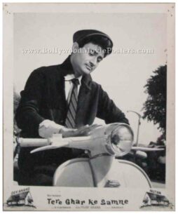 Tere Ghar Ke Samne 1963 dev anand old photos stills black and white pictures lobby cards