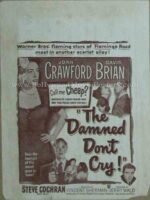 The Damned Don't Cry! 1950 old vintage movie handbills for sale online in US, UK, Mumbai, India