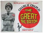 Charlie Chaplin The Great Dictator original old vintage Hollywood movie posters for sale