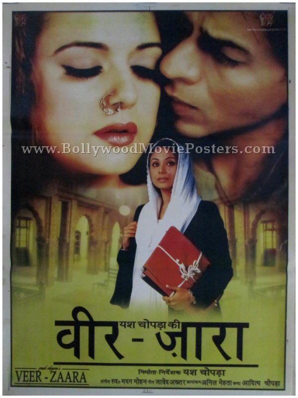 Veer Zaara movie film posters