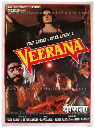 Veerana Ramsay brothers old vintage Indian Hindi horror film posters for sale