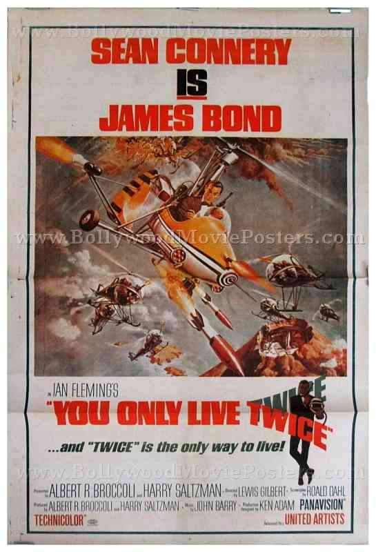 You Only Live Twice original 007 james bond posters