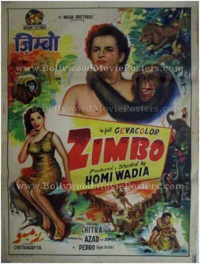 Zimbo Homi Wadia buy old bollywood posters for sale online